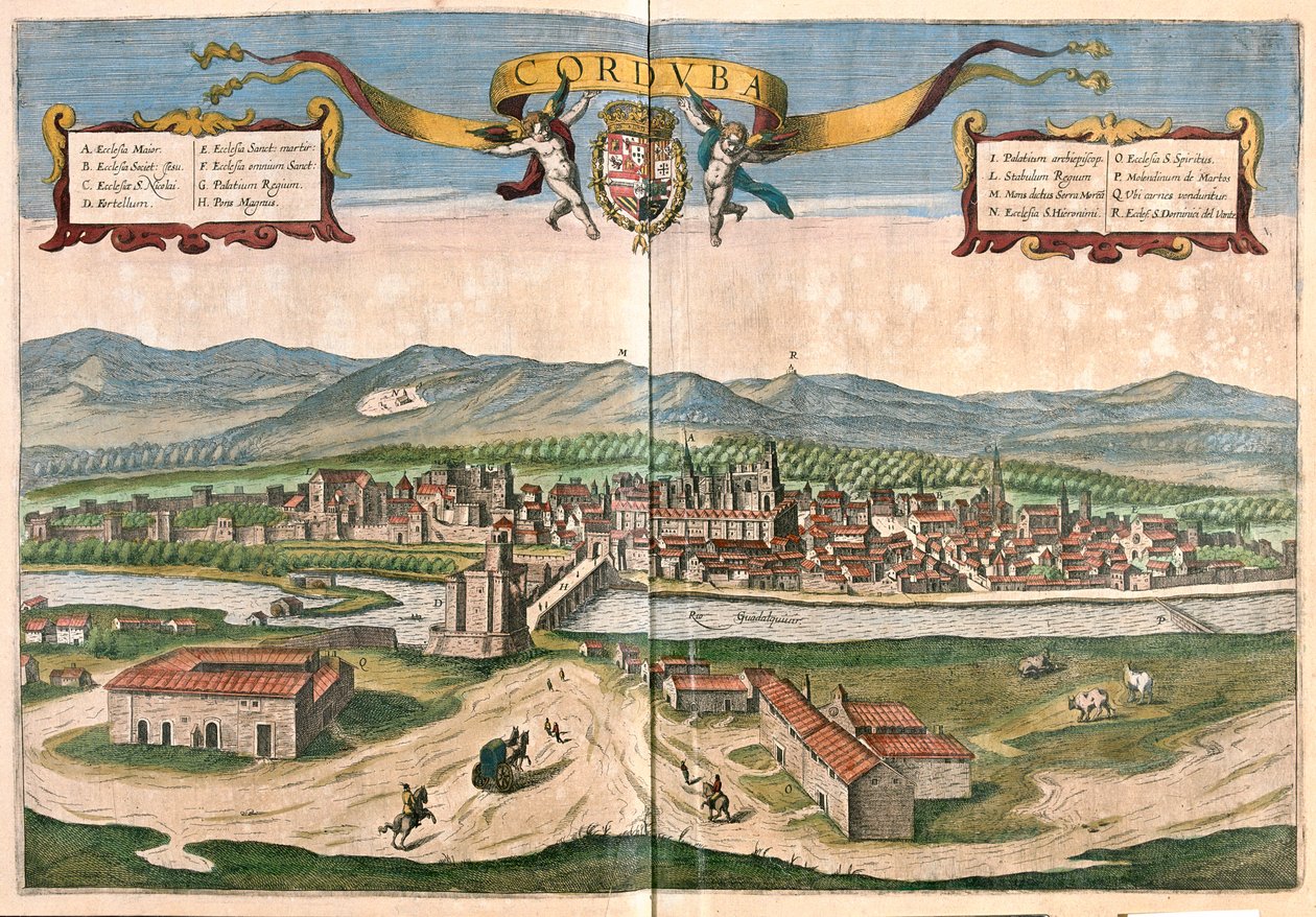 法国枫丹白露 - 格奥尔格-布劳恩（Georg Braun）1617 年创作的 "Civitates Orbis Terrarum"，科隆 作者 乔治·布劳恩