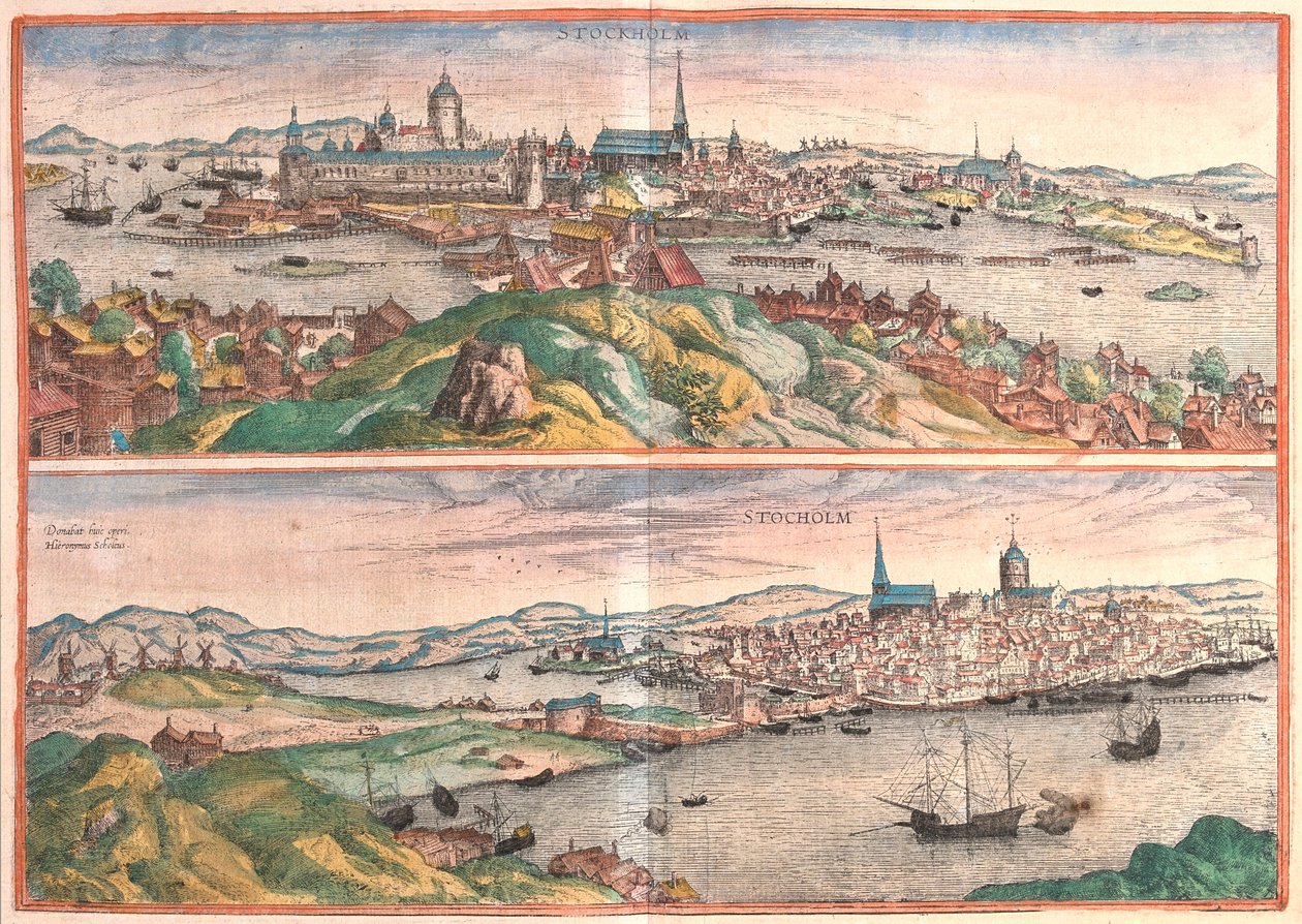 瑞典斯德哥尔摩 - 格奥尔格-布劳恩（Georg Braun）1617 年创作的《地球公民》（Civitates Orbis Terrarum）中，科隆 作者 乔治·布劳恩