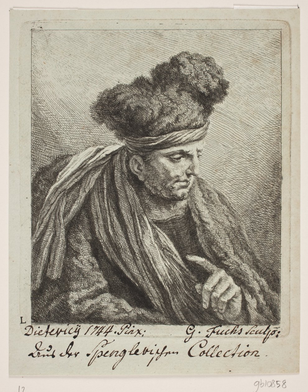 En mand med turban 作者 乔治·马蒂亚斯·福克斯
