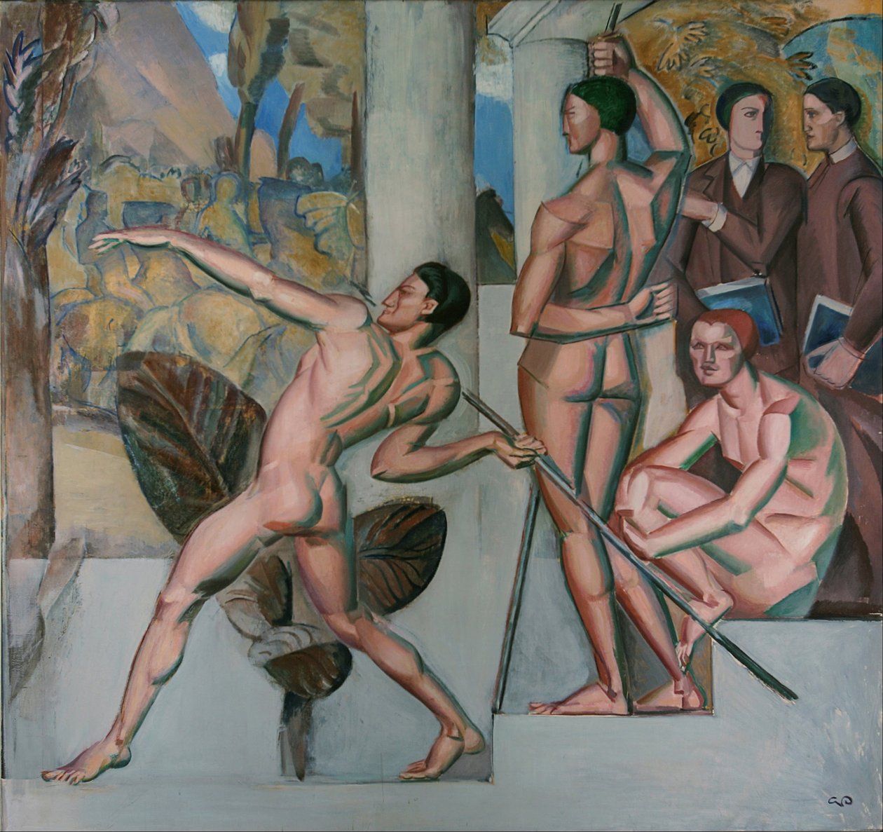 在Corpore sano中的男士sana健康身体中的健康思维，1912年 作者 乔治·保利