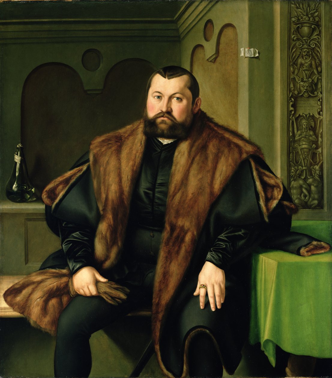 西格蒙德·巴尔丁格（1510-1558），1545年的肖像 作者 乔治·彭茨