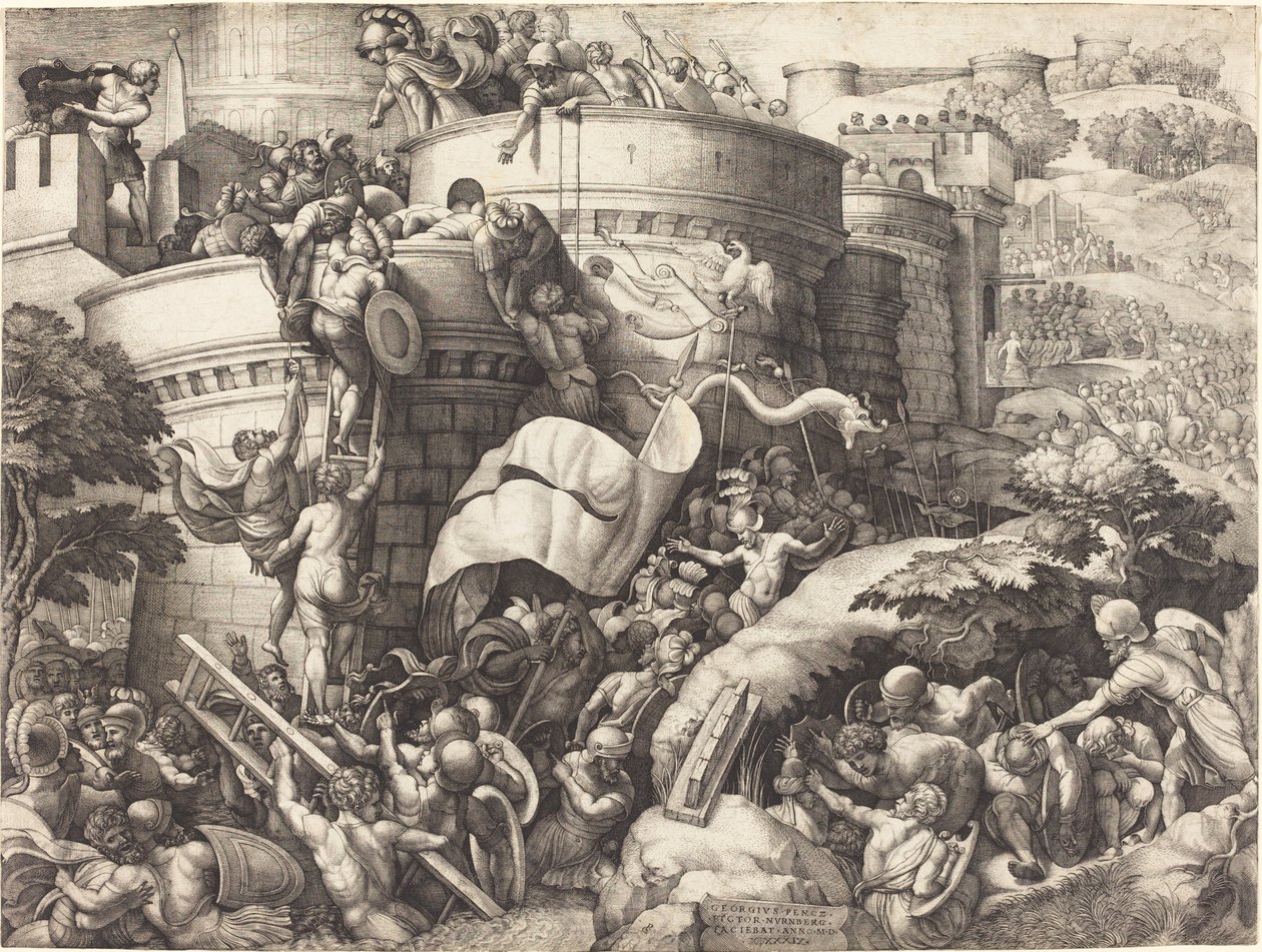 攻占卡塔赫纳 作者 乔治·彭茨（Georg Pencz）继朱利奥·罗马诺之后