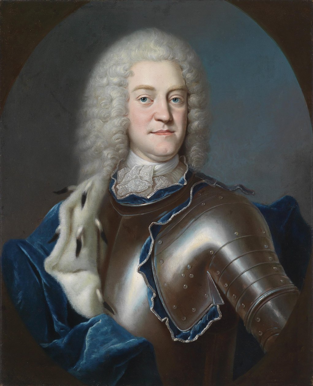 克里斯蒂安·路德维希二世的肖像，1683-1756年，梅克伦堡公爵，1731-1732年 作者 乔治·魏斯曼