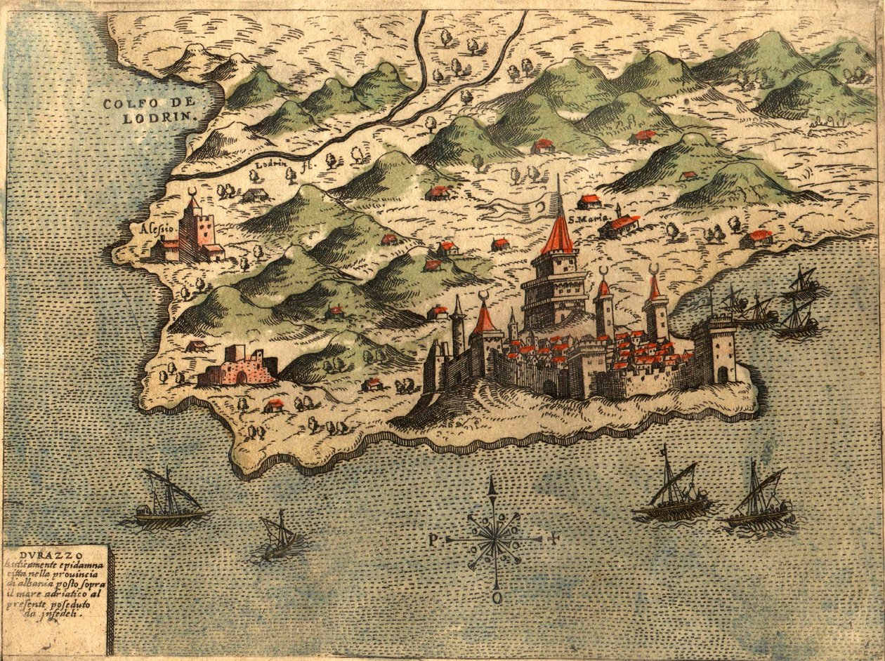 达尔马提亚 作者 格奥尔格和霍根伯格·弗朗茨 (1535-90) 布劳恩