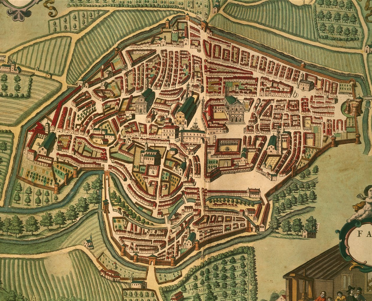 法布里亚诺的《Civitates Orbis Terrarum》，乔治-布劳恩著 作者 弗兰斯