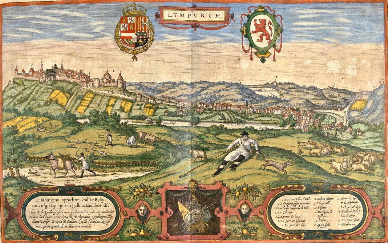 比利时林堡 作者 格奥尔格和霍根伯格·弗朗茨 (1535-90) 布劳恩