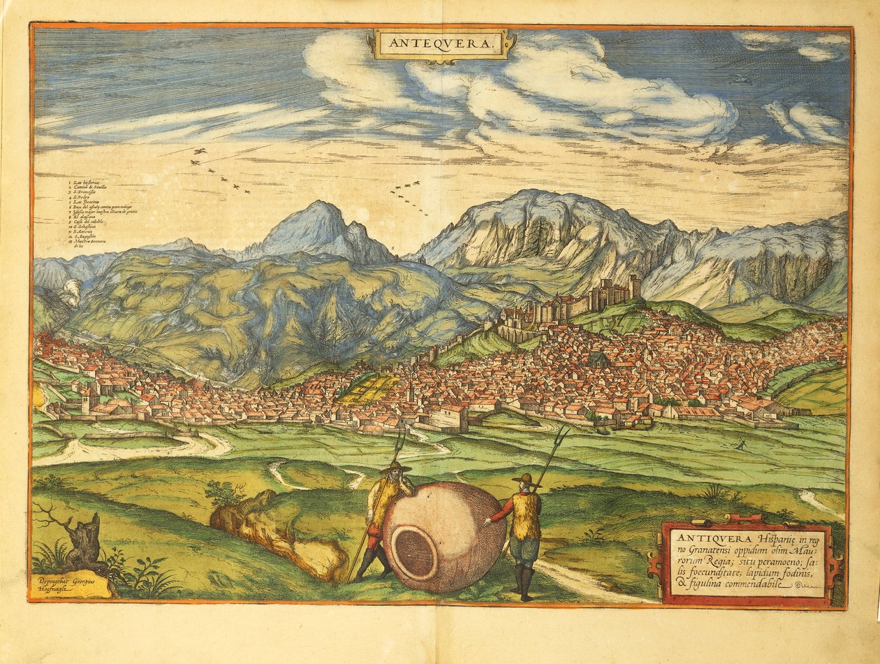 安特克拉地图来自乔治-布劳恩的Civitates Orbis Terrarum。 作者 弗兰斯