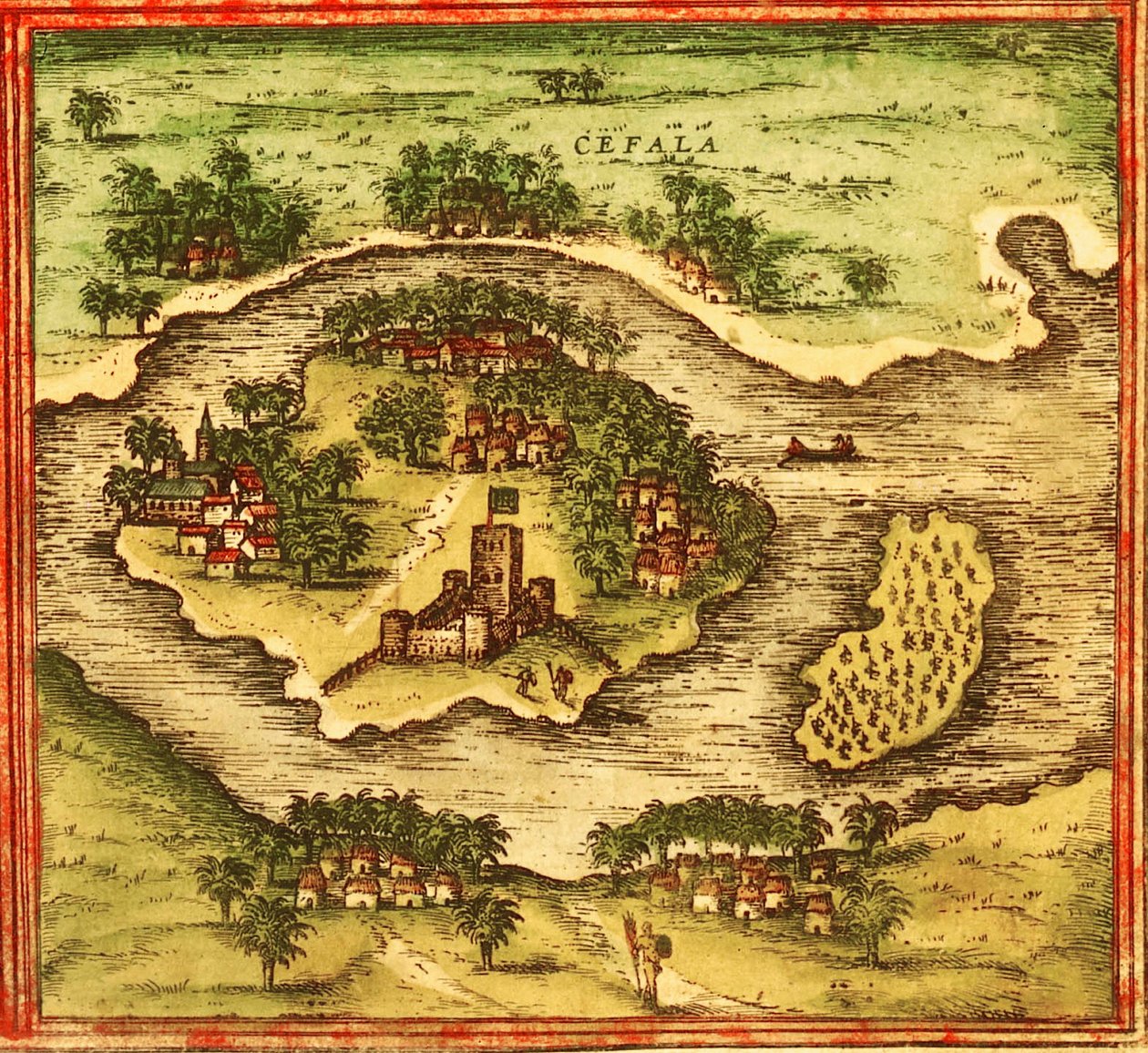 莫桑比克 作者 格奥尔格和霍根伯格·弗朗茨 (1535-90) 布劳恩