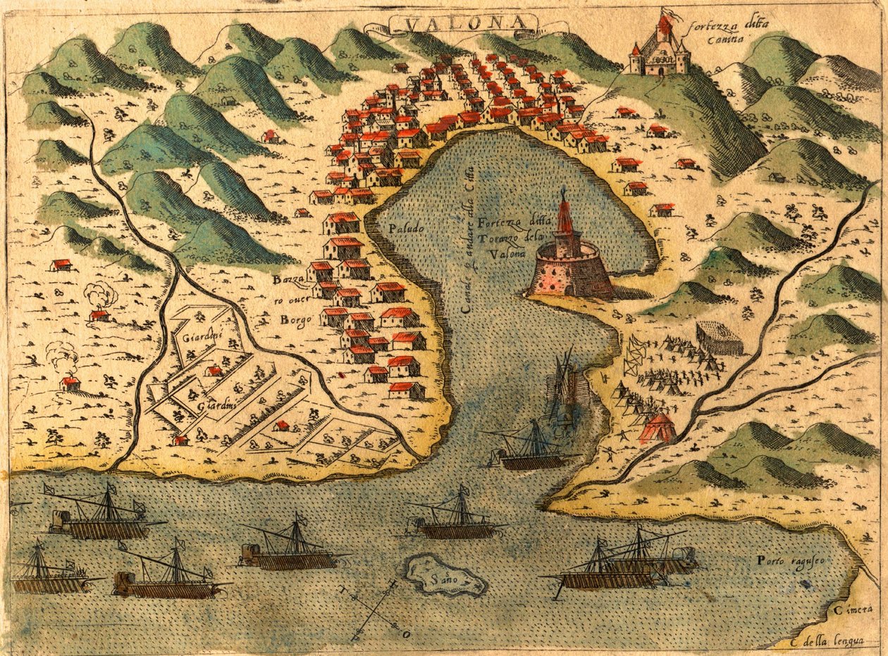 希腊弗洛雷 作者 格奥尔格和霍根伯格·弗朗茨 (1535-90) 布劳恩