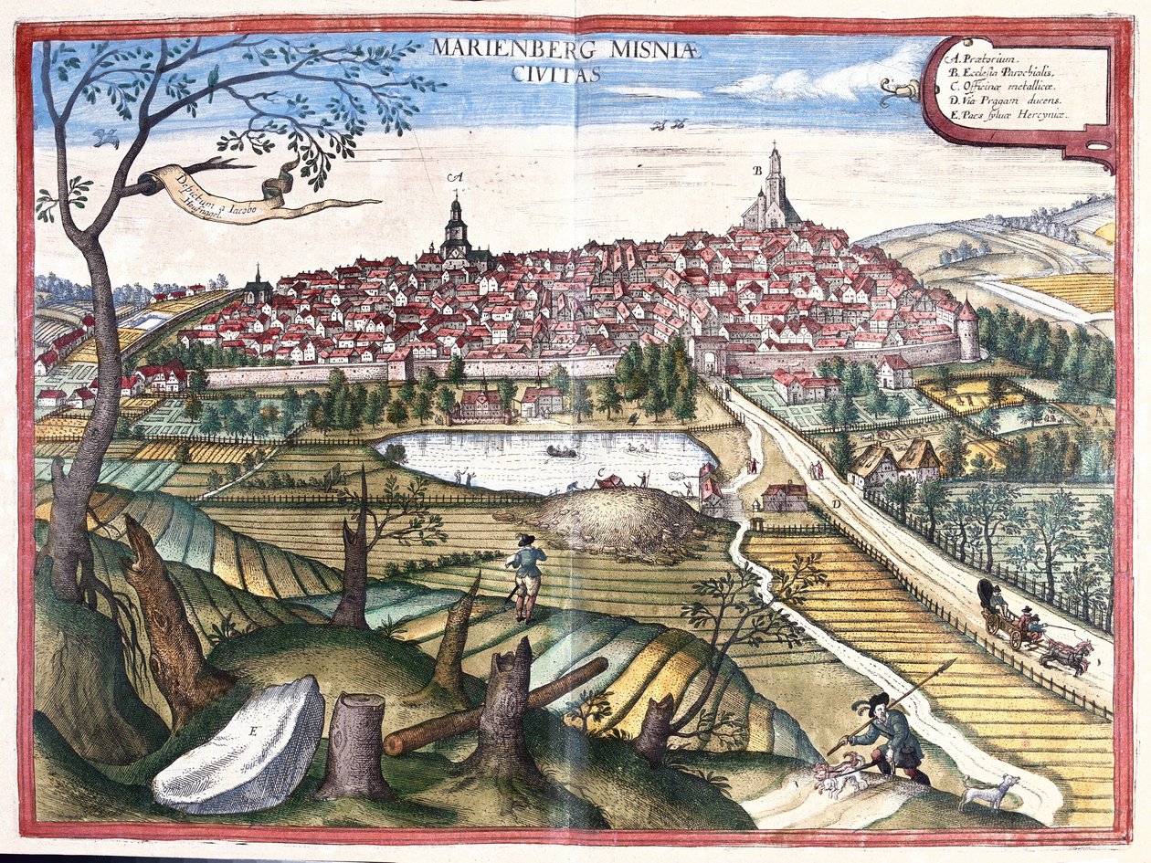 德国萨克森州Marienberg（雕刻品 作者 弗兰斯
