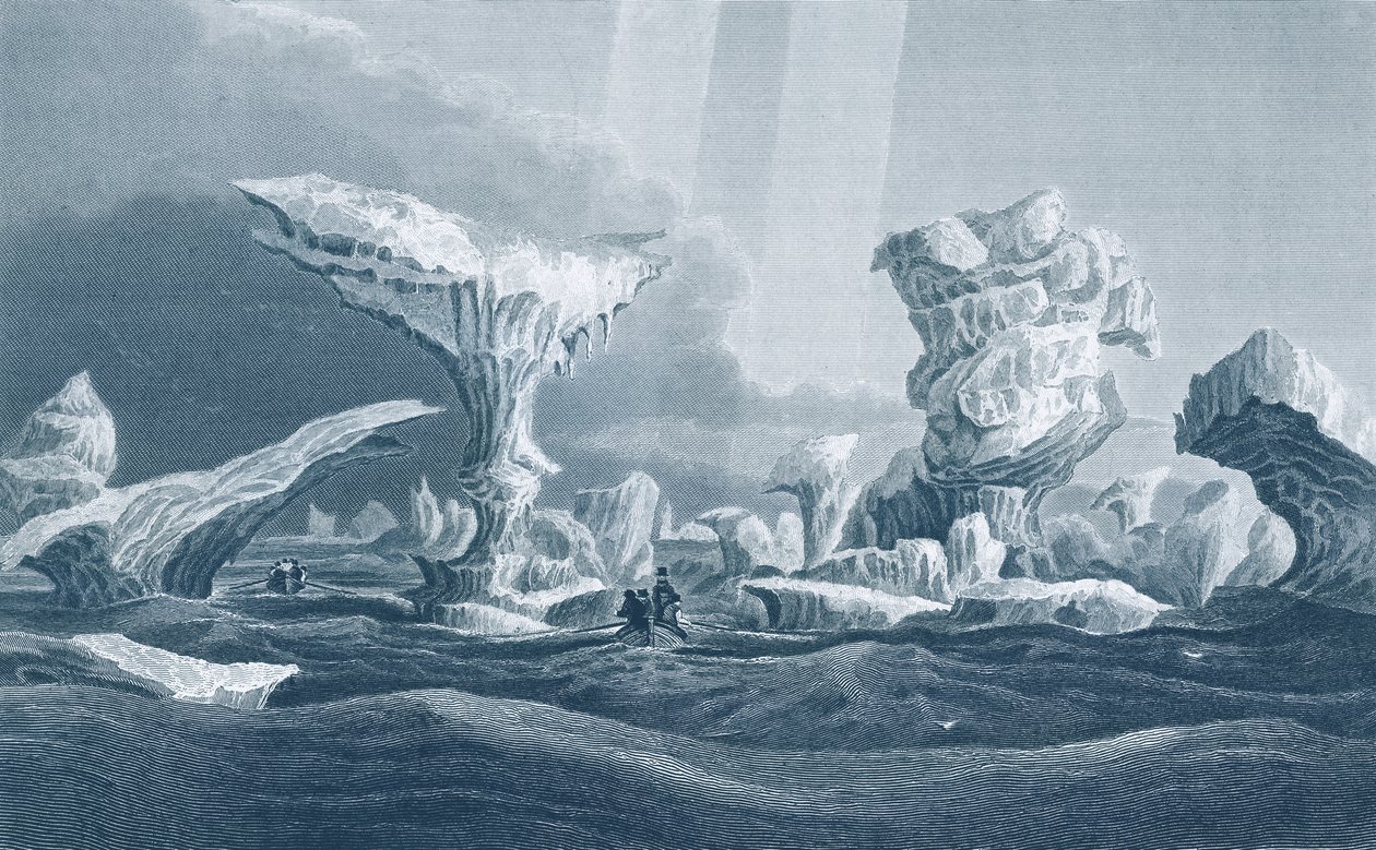 1826年8月24日，由约翰·富兰克林爵士（John Franklin，1786-1847）创作的“1825年至1825年第二次远征探险叙事”（1826年至1847年），由爱德华芬登（1 作者 乔治·贝克