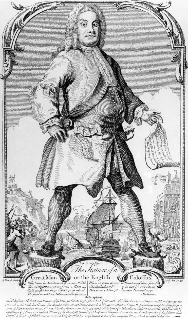 1740年，伟人或英国巨人的身形 作者 乔治·比克汉姆