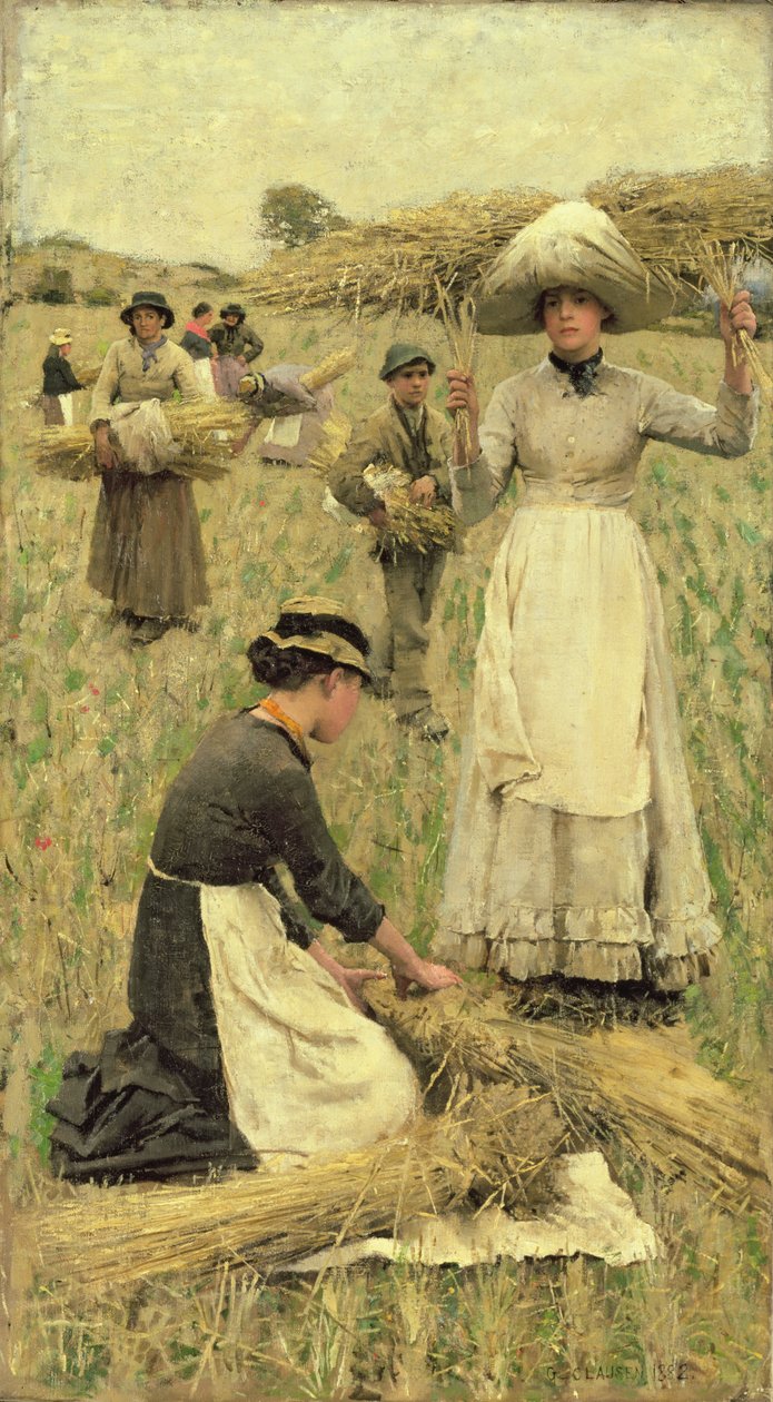 Gleaners，1882年 作者 乔治·克劳森