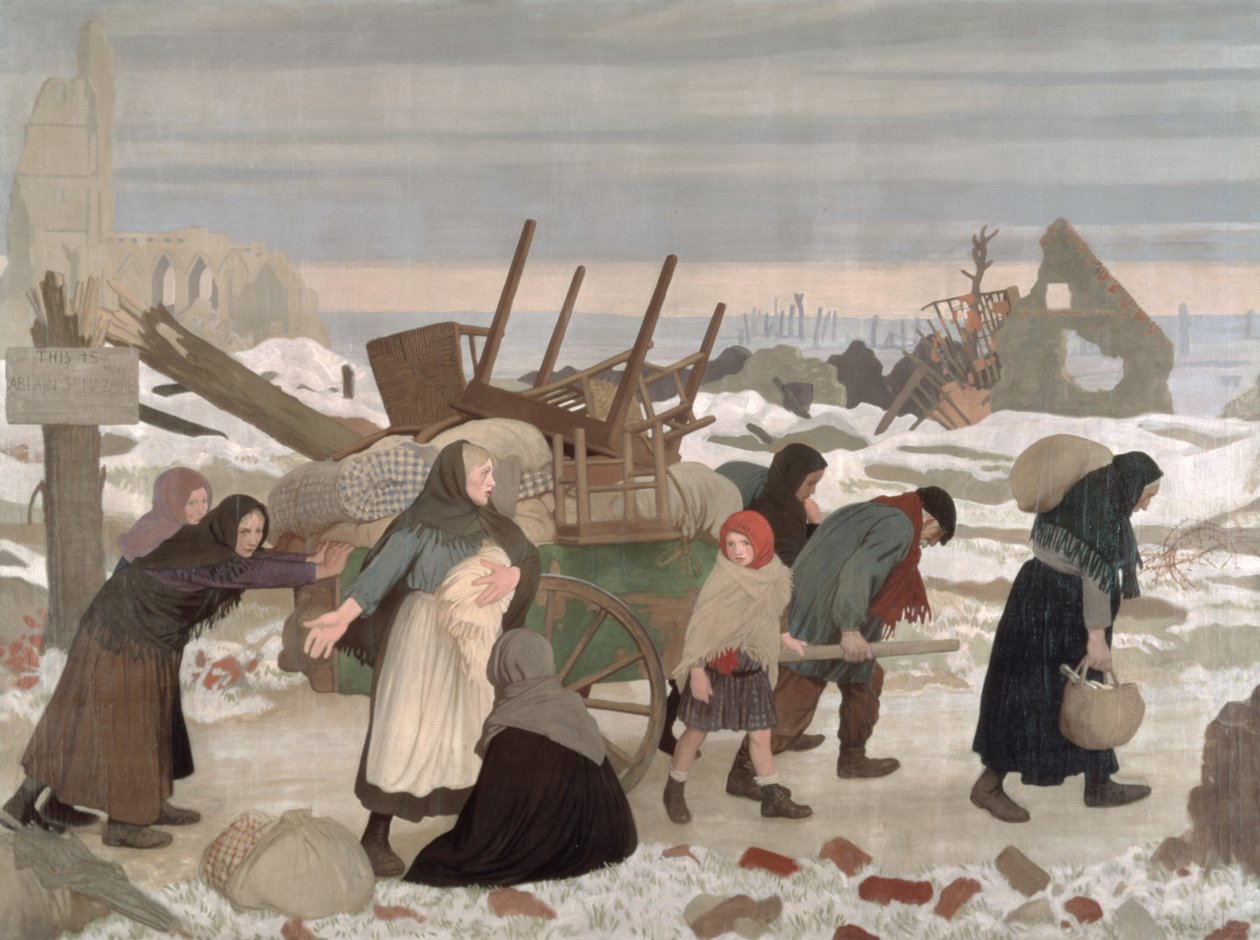 回到重新征服的土地，c.1918 作者 乔治·克劳森