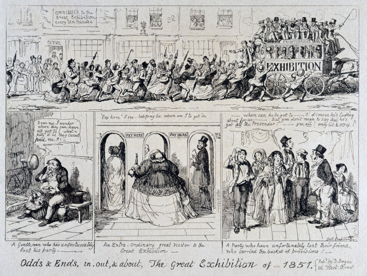 Mayhew的1851年的伟大展览：1851年的内，外和大约的赔率和结束 作者 乔治·克鲁克申克