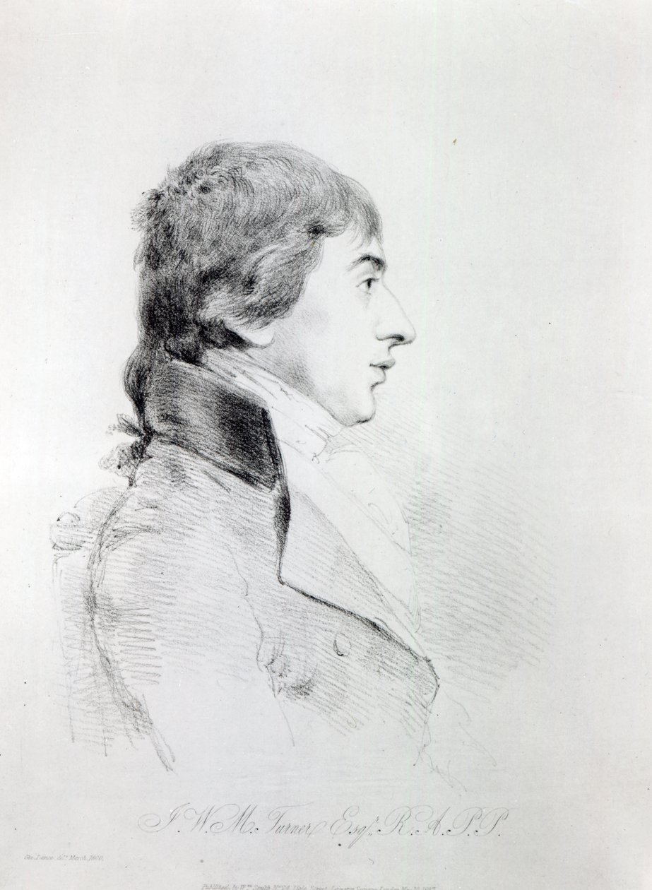 约瑟夫·马洛德威廉·特纳RA，由William Daniell，1827年刻 作者 乔治舞蹈