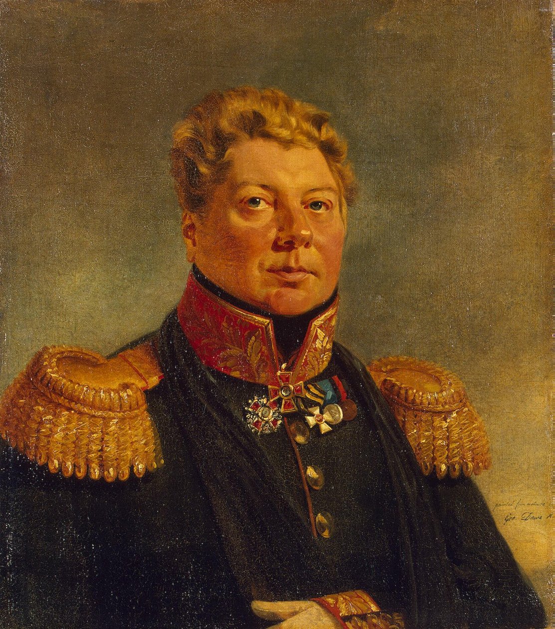 Fyodor Evstafievich Knyper（1768  -  02.04.1850）俄罗斯将军 作者 乔治·道威