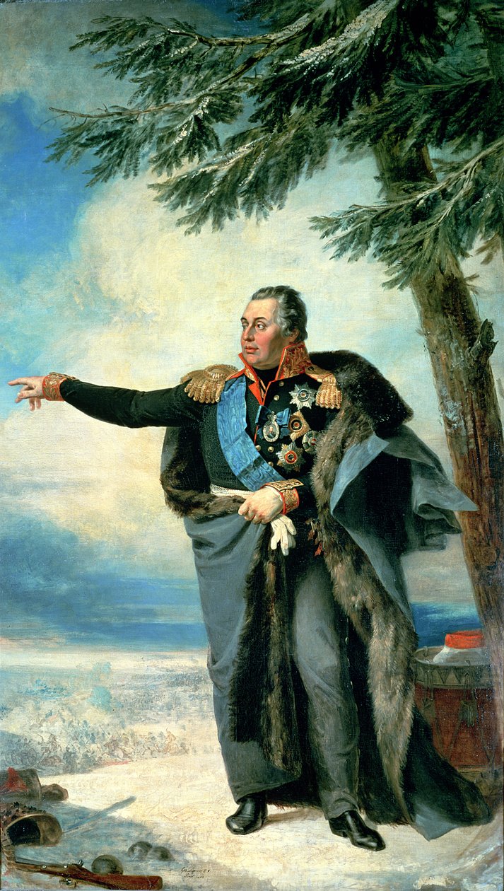 Mikhael Ilarionovich Golenichtchev Kutuzov（1745-1813）斯摩棱斯克王子，1829年 作者 乔治·道威