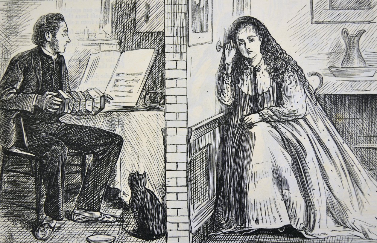 声音振动，1871年 作者 乔治·杜莫里耶