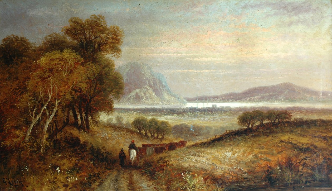 景观，c.1855 作者 乔治·邓洛普·莱斯利