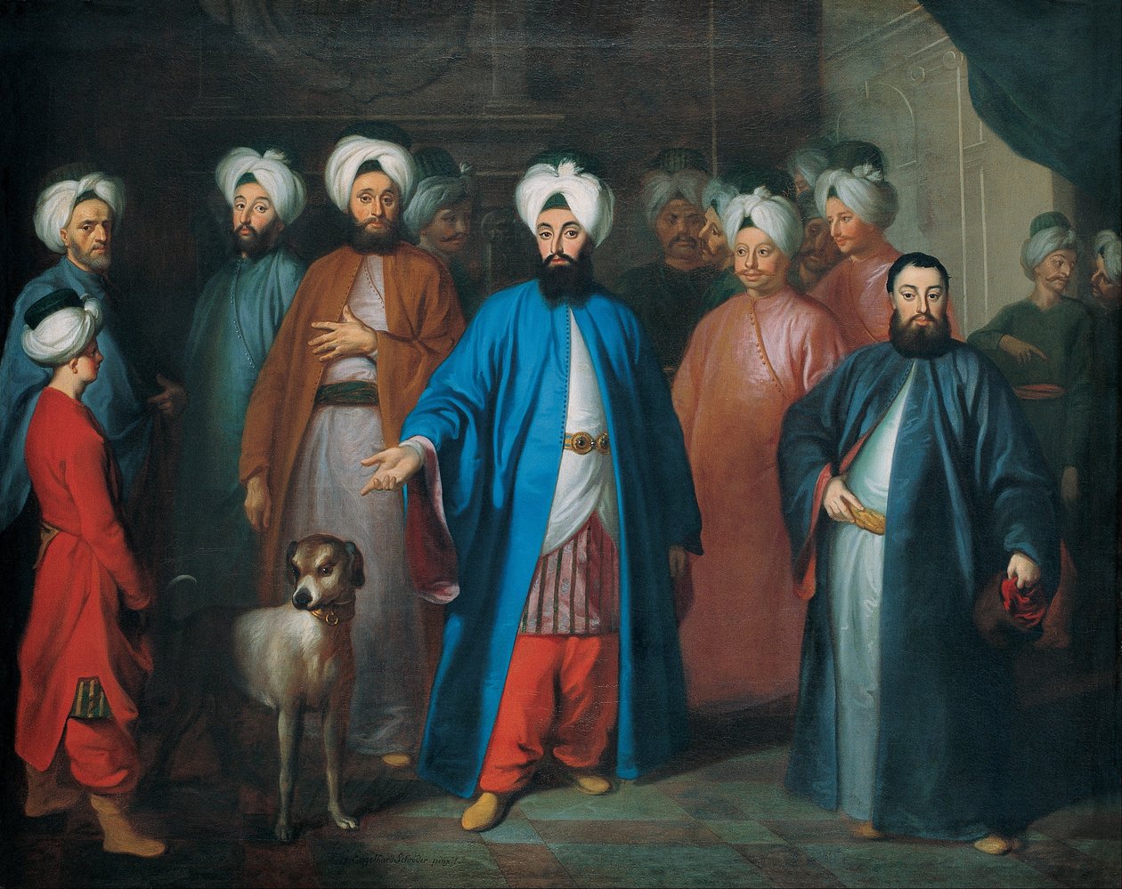 Mehmed Said Efendi和他的随从 作者 乔治·恩格哈特·施罗德