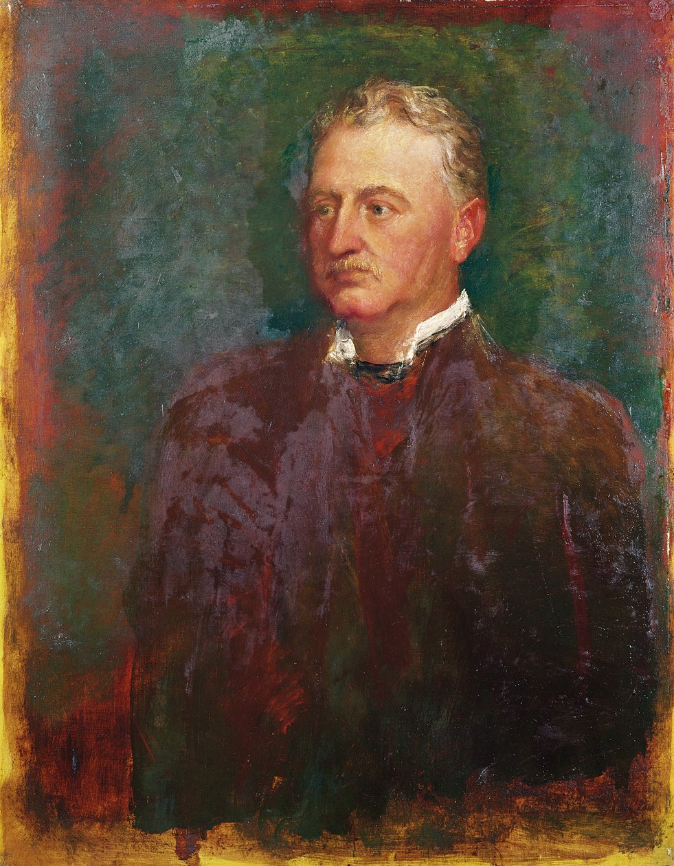 塞西尔约翰罗兹（1853-1902）1898年的肖像 作者 乔治·弗雷德里克·沃茨