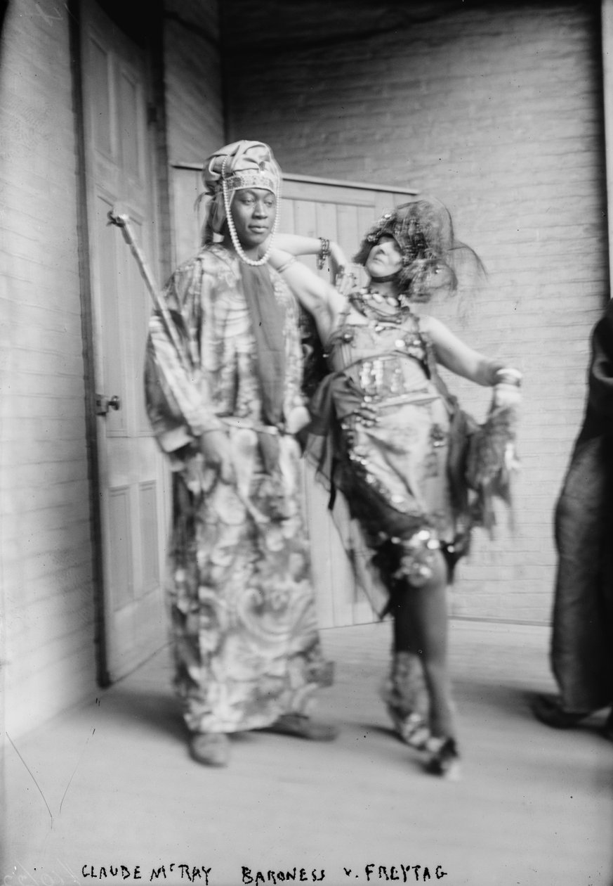 Claude McKay和Baroness Von Freytag-Loringhoven，1915年 作者 乔治·格兰瑟姆·贝恩