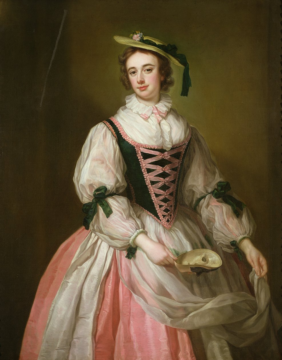 Frances Macartney的肖像，c.1745 作者 乔治·纳普顿
