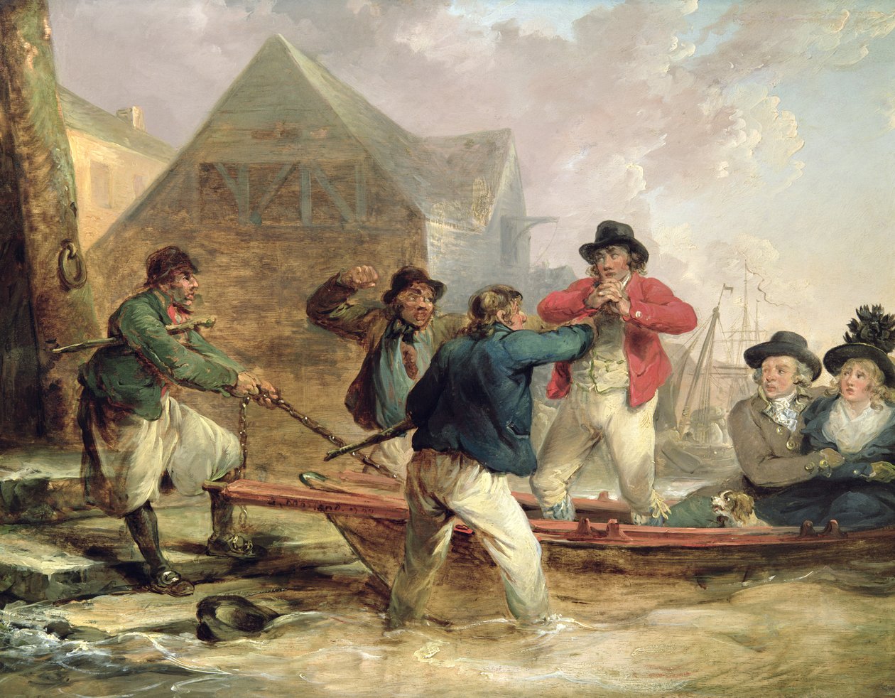 The Pressgang，1790 作者 乔治·莫兰德