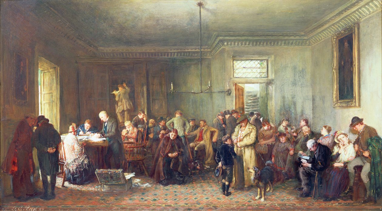 Orr Laird的Coort Day，1888 作者 乔治·奥格维·里德