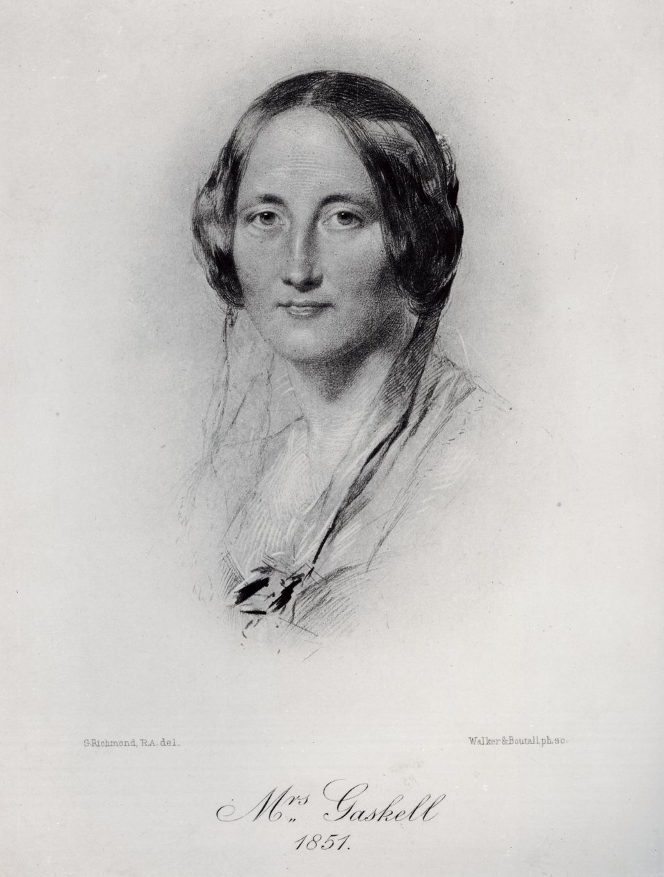 Elizabeth Cleghorn Gaskell（1810-65）（见114001） 作者 乔治·里士满