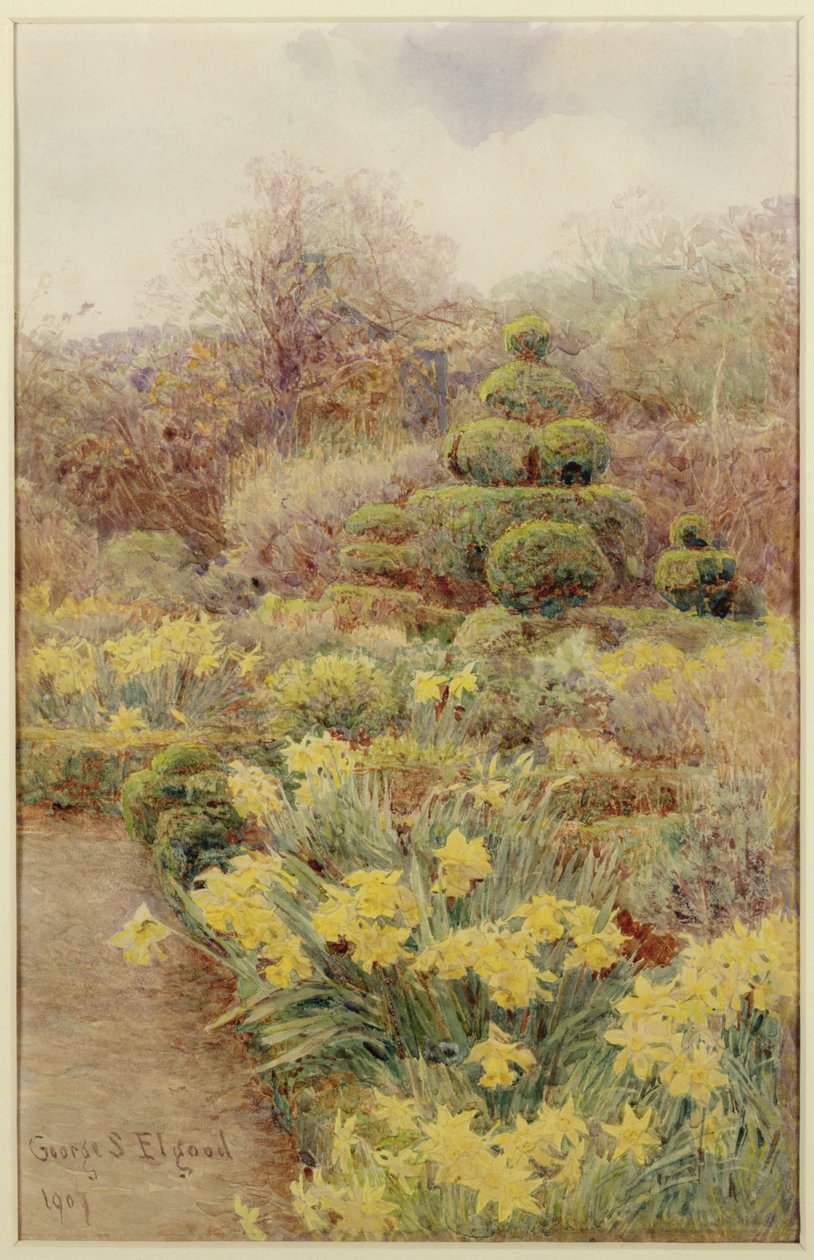 Spring，Raunds Cliffe，1907 作者 乔治·塞缪尔·埃尔古德