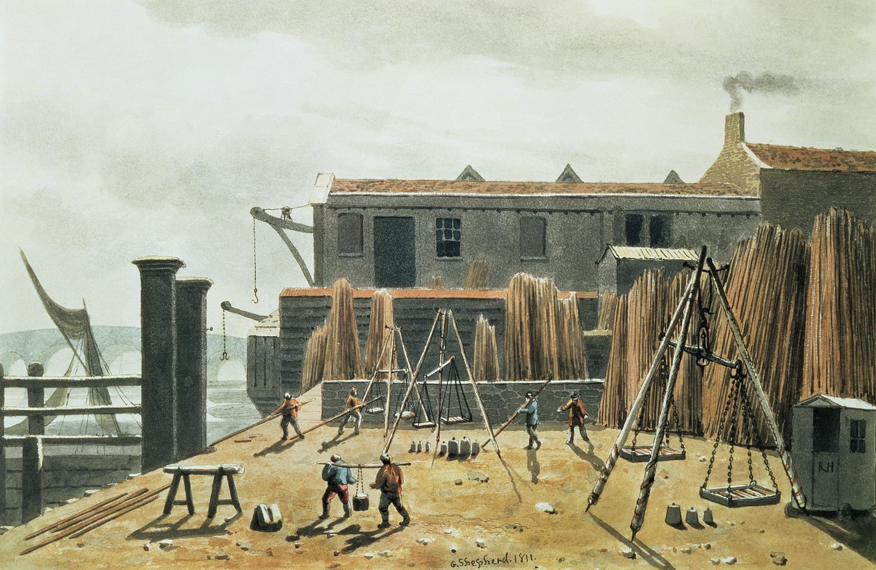 Steelyard，1811年 作者 乔治·谢泼德