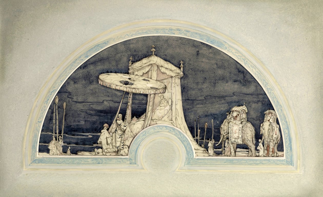 公主Bondour，c.1910 作者 乔治·谢林汉姆