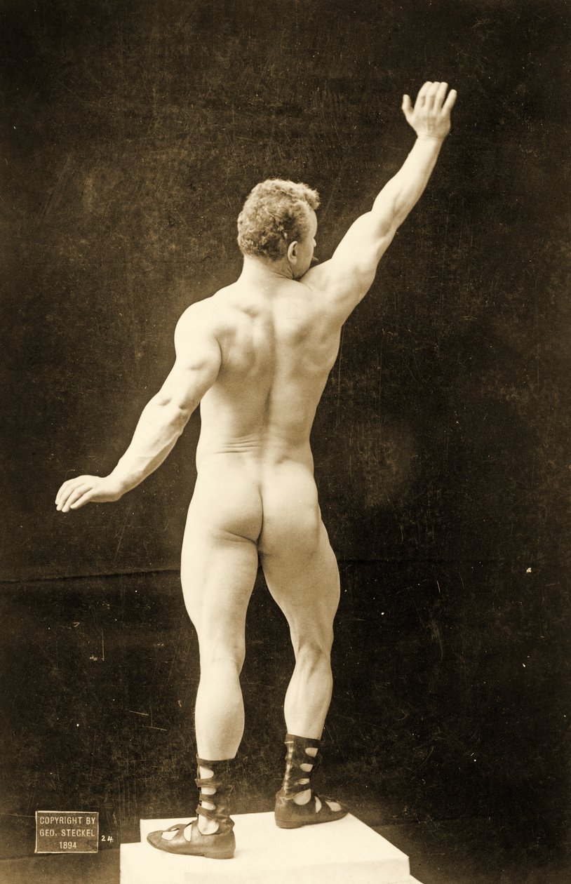 Eugen Sandow，古典古希腊罗马姿势，c.1894 作者 乔治·斯特克尔