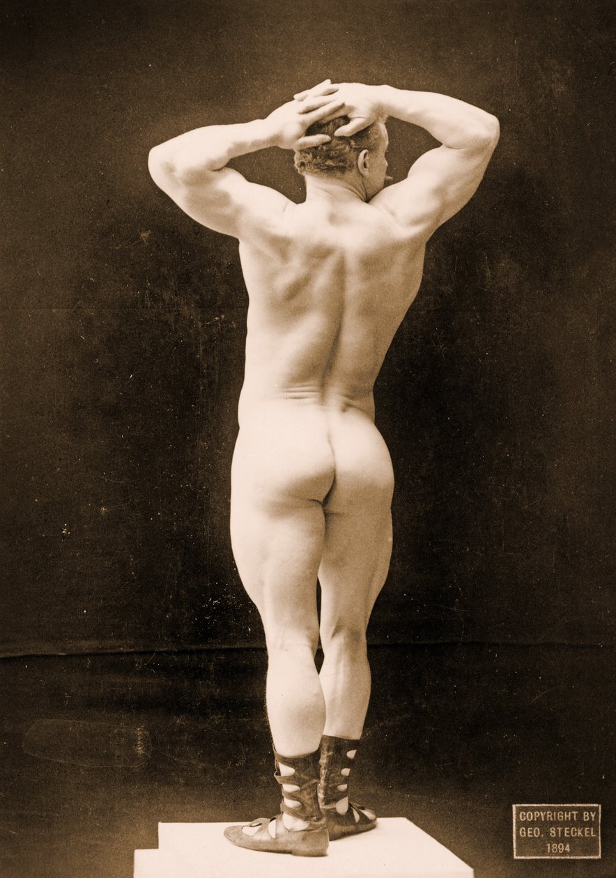 Eugen Sandow，古典古希腊罗马姿势，c.1894 作者 乔治·斯特克尔