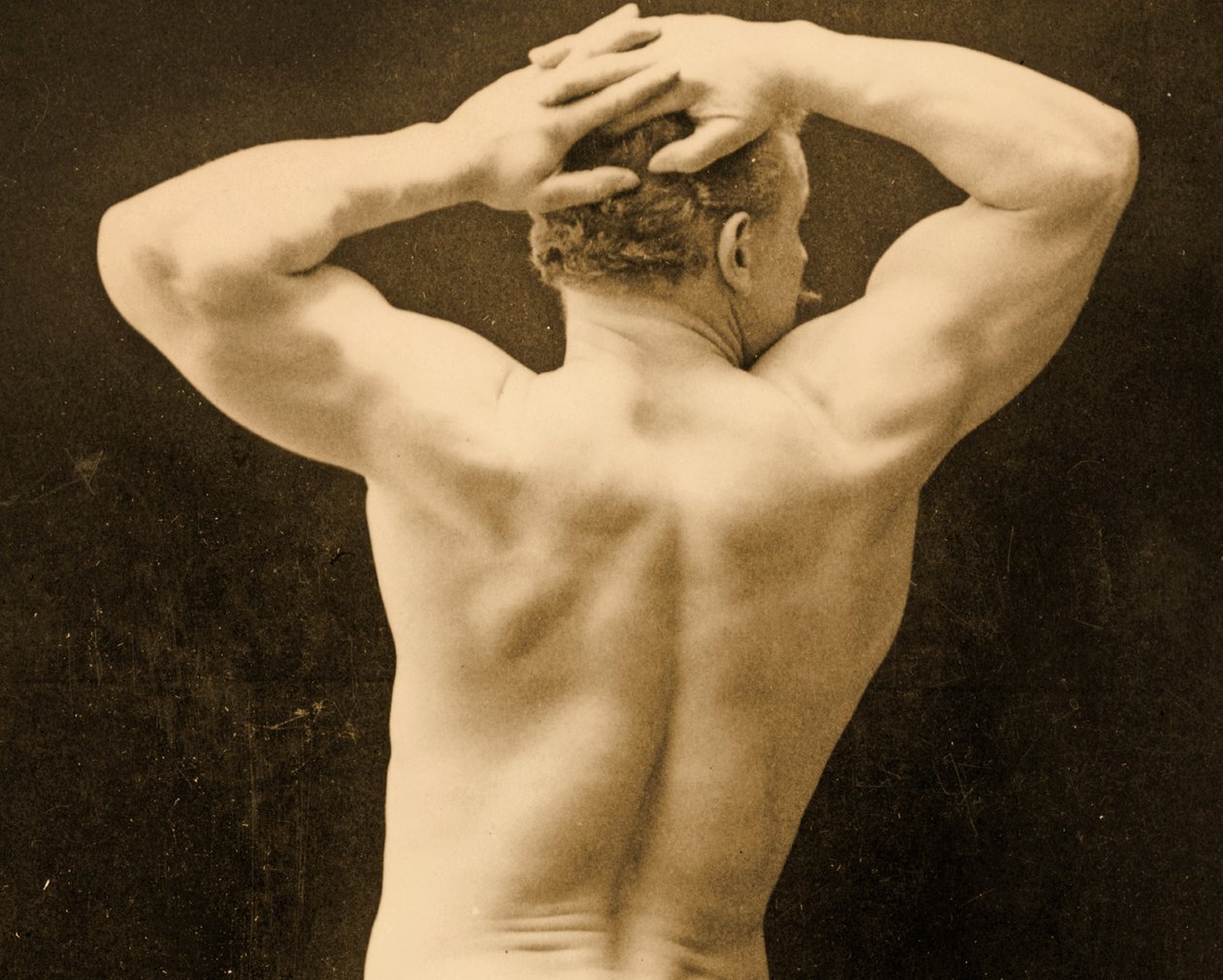 Eugen Sandow，古典古希腊罗马姿势，c.1894 作者 乔治·斯特克尔