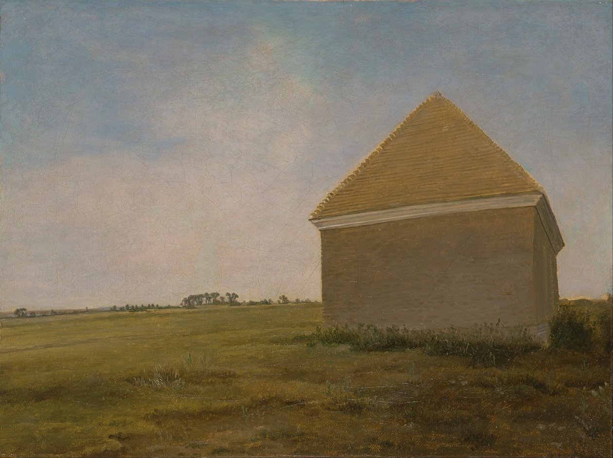 Newmarket Heath，有一个摩擦房子 作者 乔治·斯塔布斯