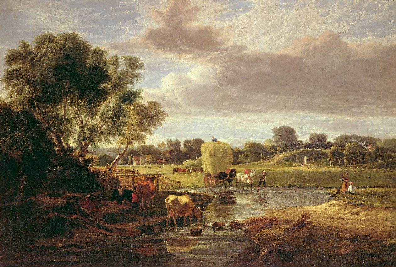 1848年，在诺威奇附近的Trowse Meadows 作者 乔治·文森特