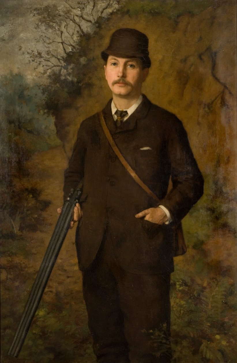 John Rowell的肖像，1884年 作者 乔治·W·巴尔德里