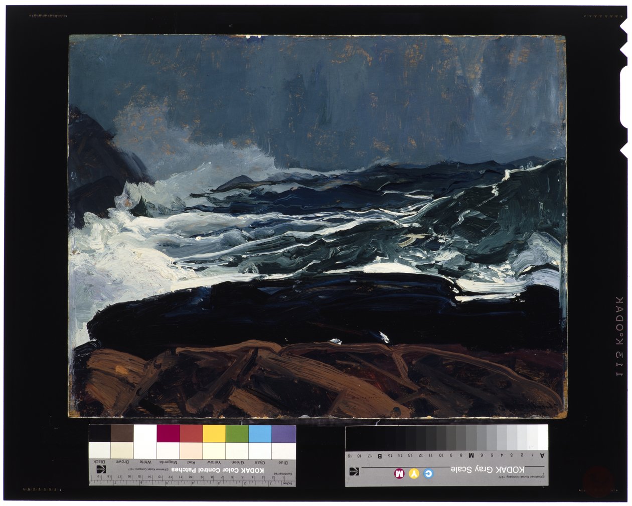 龙虾湾，Monhegan，缅因州，1913年 作者 乔治·韦斯利·贝洛斯