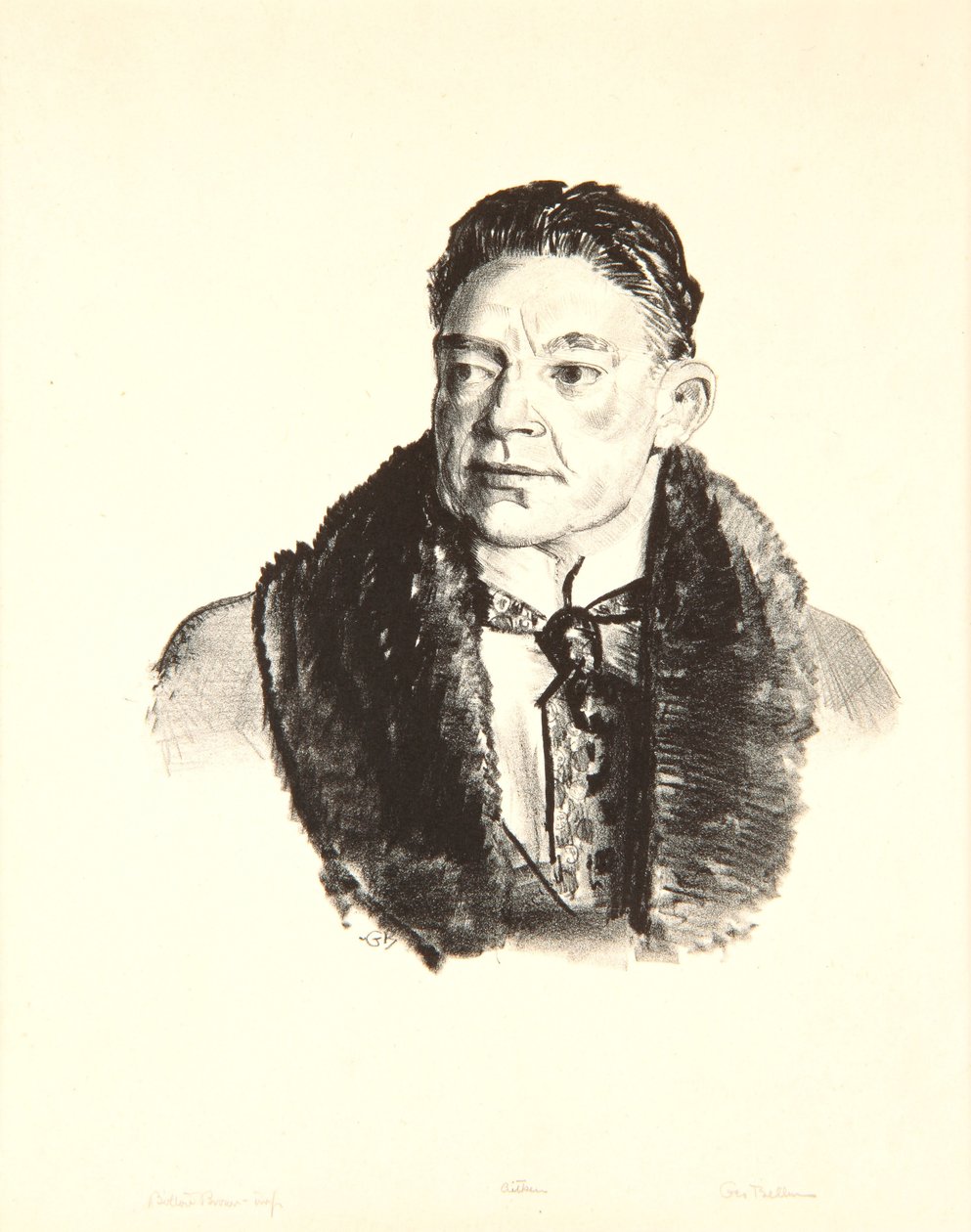 罗伯特艾特肯的肖像，1921年 作者 乔治·韦斯利·贝洛斯
