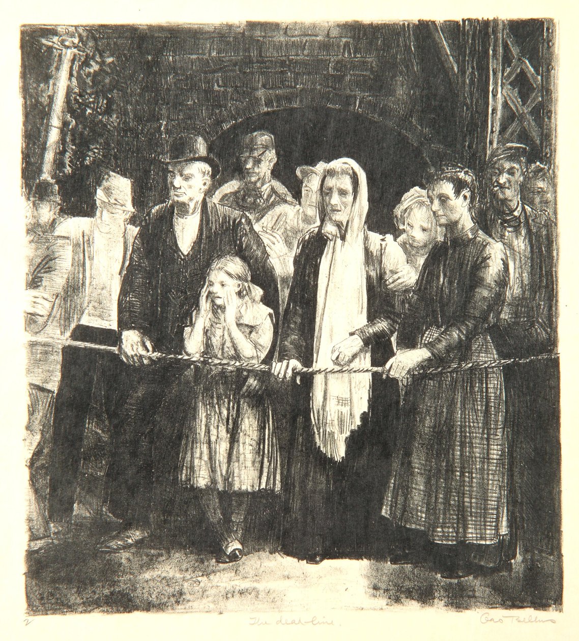 死刑，1923年 作者 乔治·韦斯利·贝洛斯