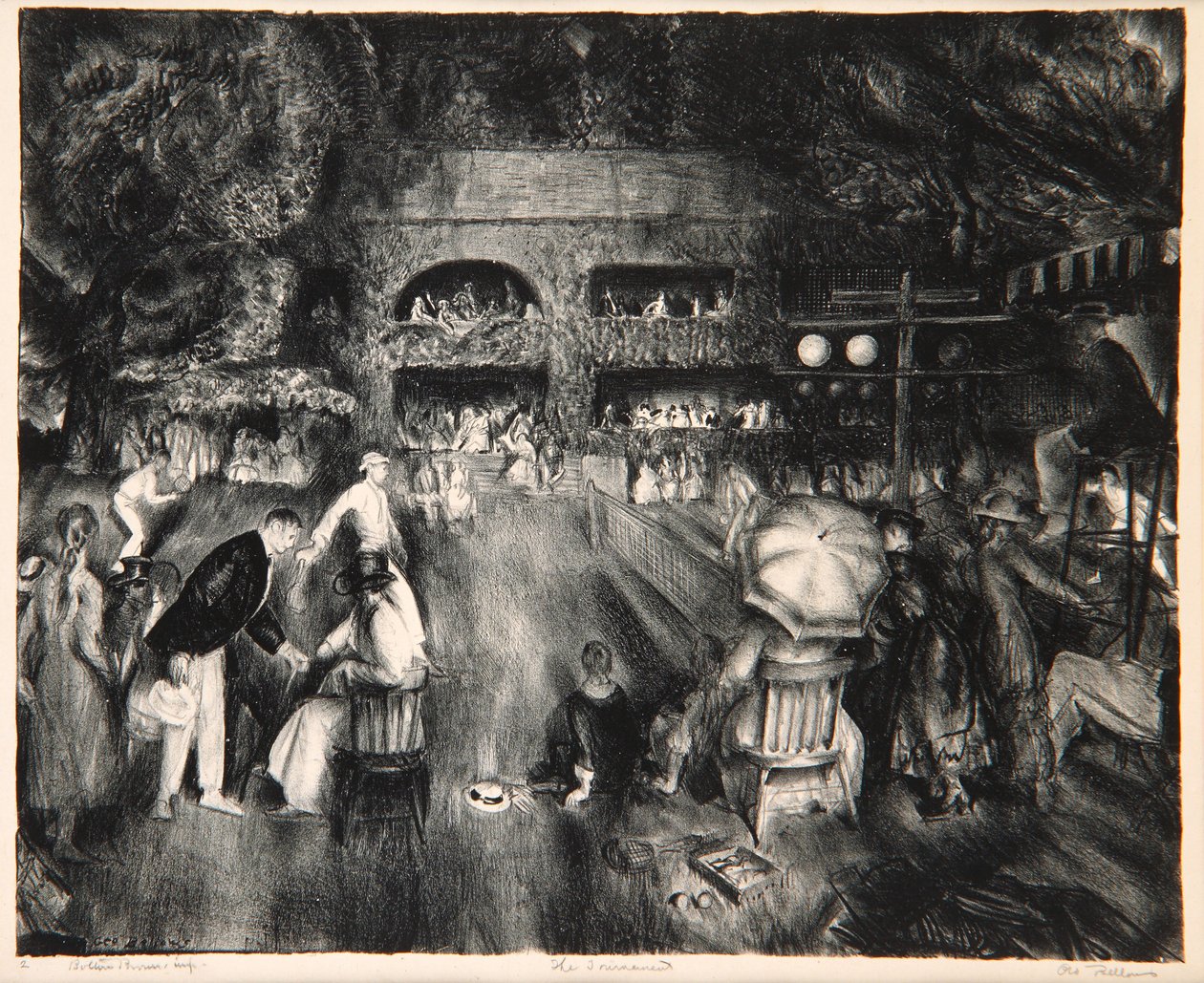 比赛，1920年 作者 乔治·韦斯利·贝洛斯
