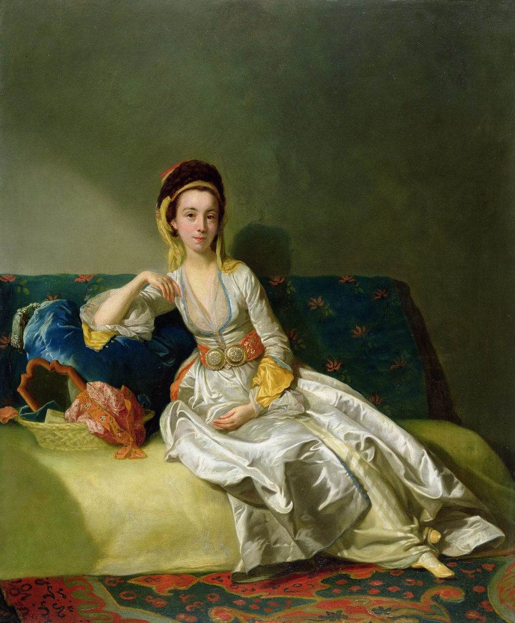 Nancy Parsons in Turkish Dress，c.1771（铜上油） 作者 乔治·威利森