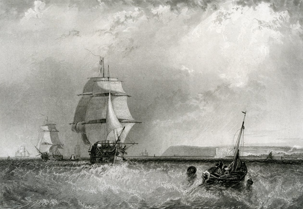 北方前陆，由R. Brandard雕刻，1834年 作者 乔治·钱伯斯