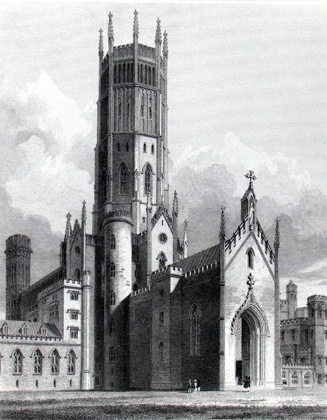 Fonthill Abbey from the north-west, 