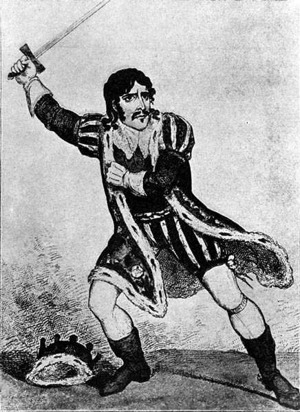 埃德蒙-基恩（1787-1833）饰演理查三世 作者 乔治（后）克鲁克香克