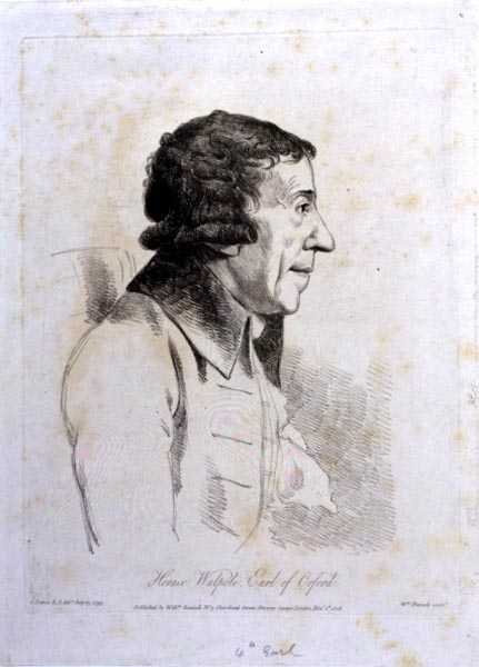 霍勒斯-沃波尔，第四代奥福德伯爵（1717-97），由威廉-丹尼尔（1769-1837）雕刻。 作者 乔治（后）跳舞