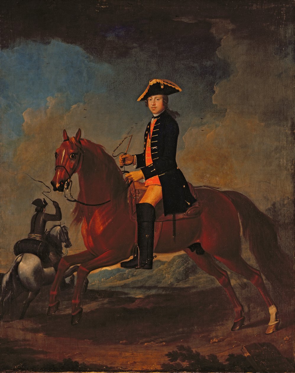雷特福德的道森先生，约 1749 年（布面油画） 作者 乔治·斯塔布斯 (George Stubbs)